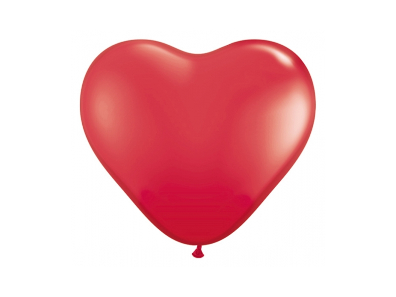 Balón červené srdce 40cm