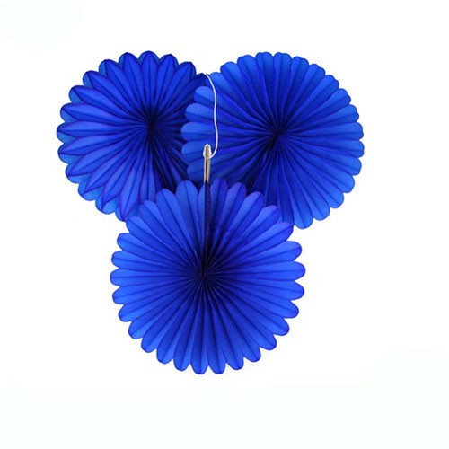 Flower origami balls Stredné modré