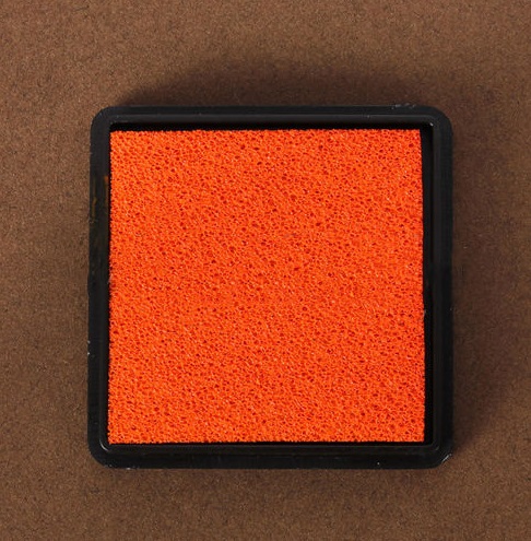 Jednofarebná pečiatka oranžová