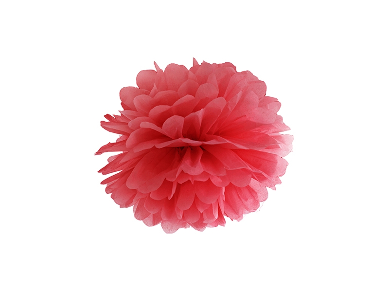Pom pom červený 25cm