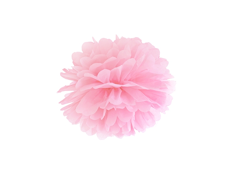 Pom pom bledoružový 25cm