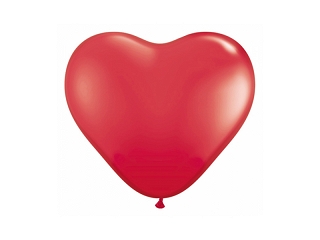 Balón červené srdce 25cm