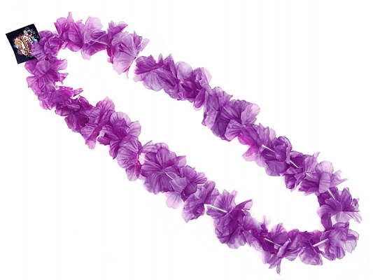 Havajský náhrdelník fialový