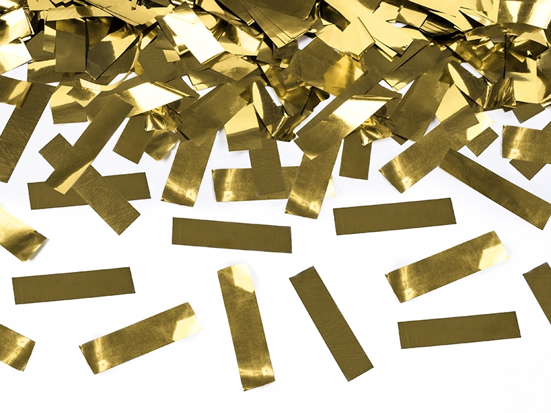 Vystreľovacie konfety Zlaté 40cm