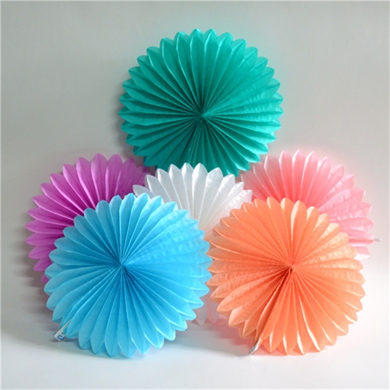 Flower origami Balls bledomodré Veľké