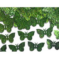 Konfety zelené motýliky